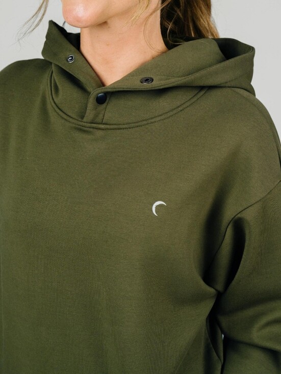 ZYIA Tops - Zyia Active Olive Hidden Bliss Hoodie